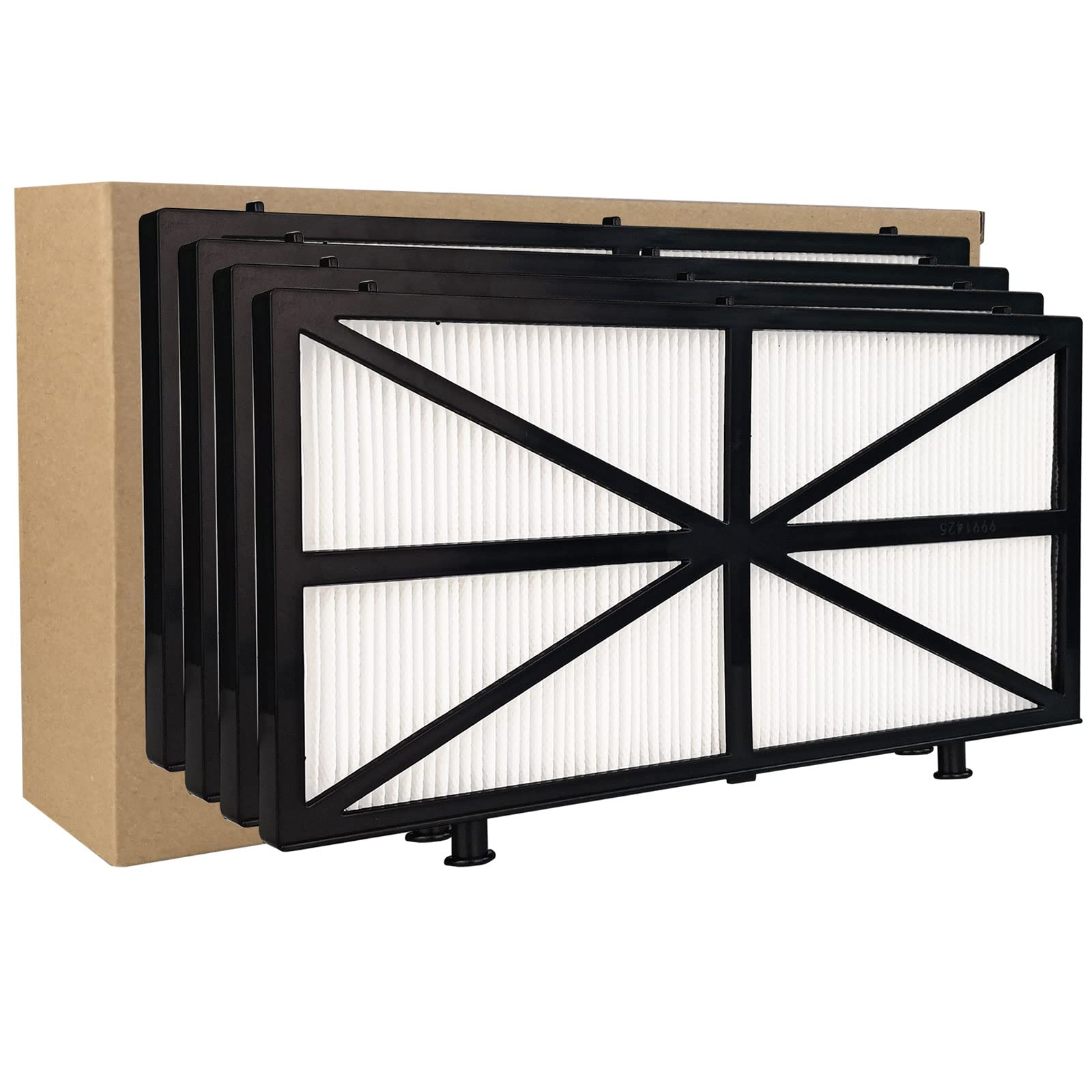 9991425-R4 Pool Cleaner Filter Panel for Dolphin Nautilus Deluxe 4 Deluxe 5 Triton Premier Model Robotic Pool Cleaners - 4 Pack