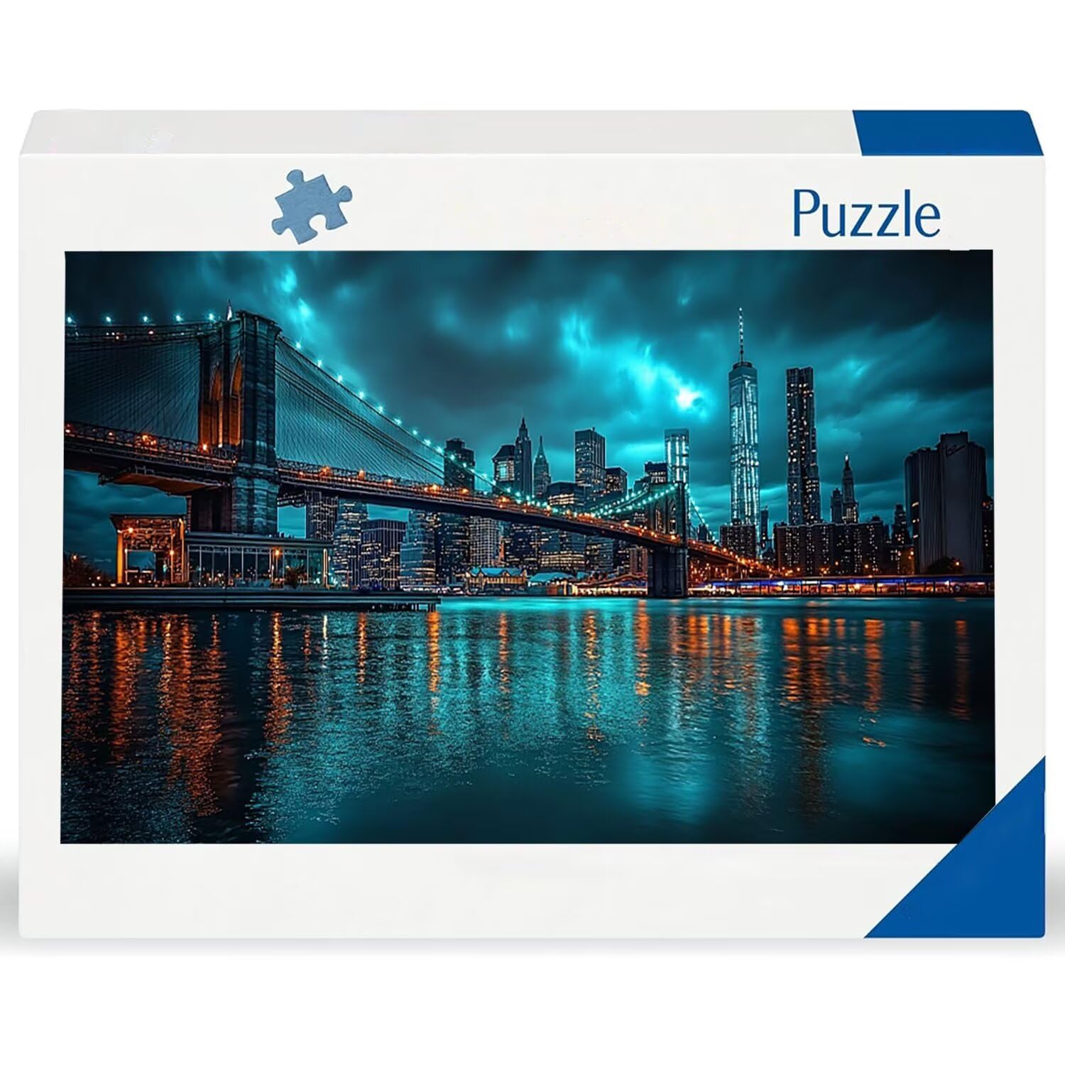 Puzzle para Adultos 1692 Piezas, Ciudad del Puente Puzzle, Difícil, Desafiante, Rompecabezas Encajan Perfectamente, Letras en la Parte Posterior, Regalo para Personas Mayores (179x31cm) v-787