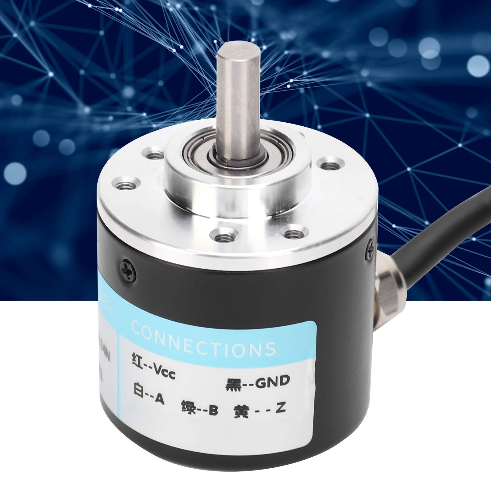 Codeur Rotatif Optique Incrémental À Arbre Solide 1024B Composant De Contrôle De Mouvement Triphasé 30KHz Pour Machines Industrielles Et Systèmes De Positionnement
