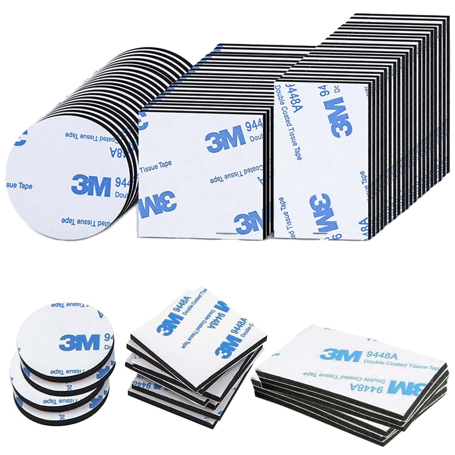 HOMMAND Nastro Biadesivo Extra Forte 3M - 40 Pezzi Schiuma Adesiva Per Casa, Ufficio E Auto - Foto 7