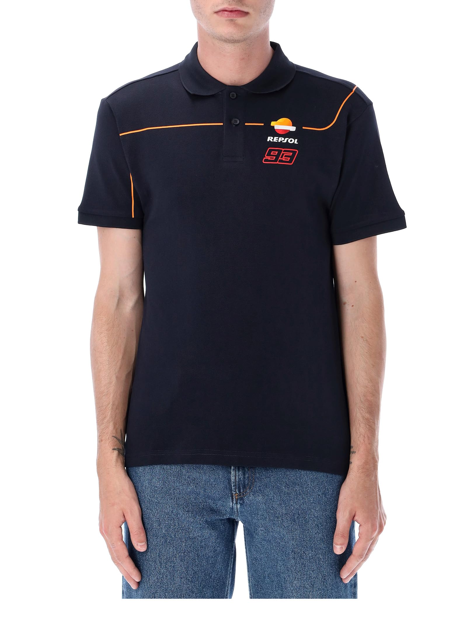 Marc Márquez 93 Dual Rapsol Polo Shirt, Bleu, L Homme