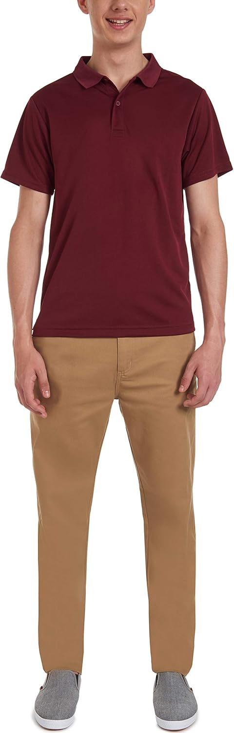 Chaps Young Men's Uniform Short Sleeve Performance Polo - Image 3