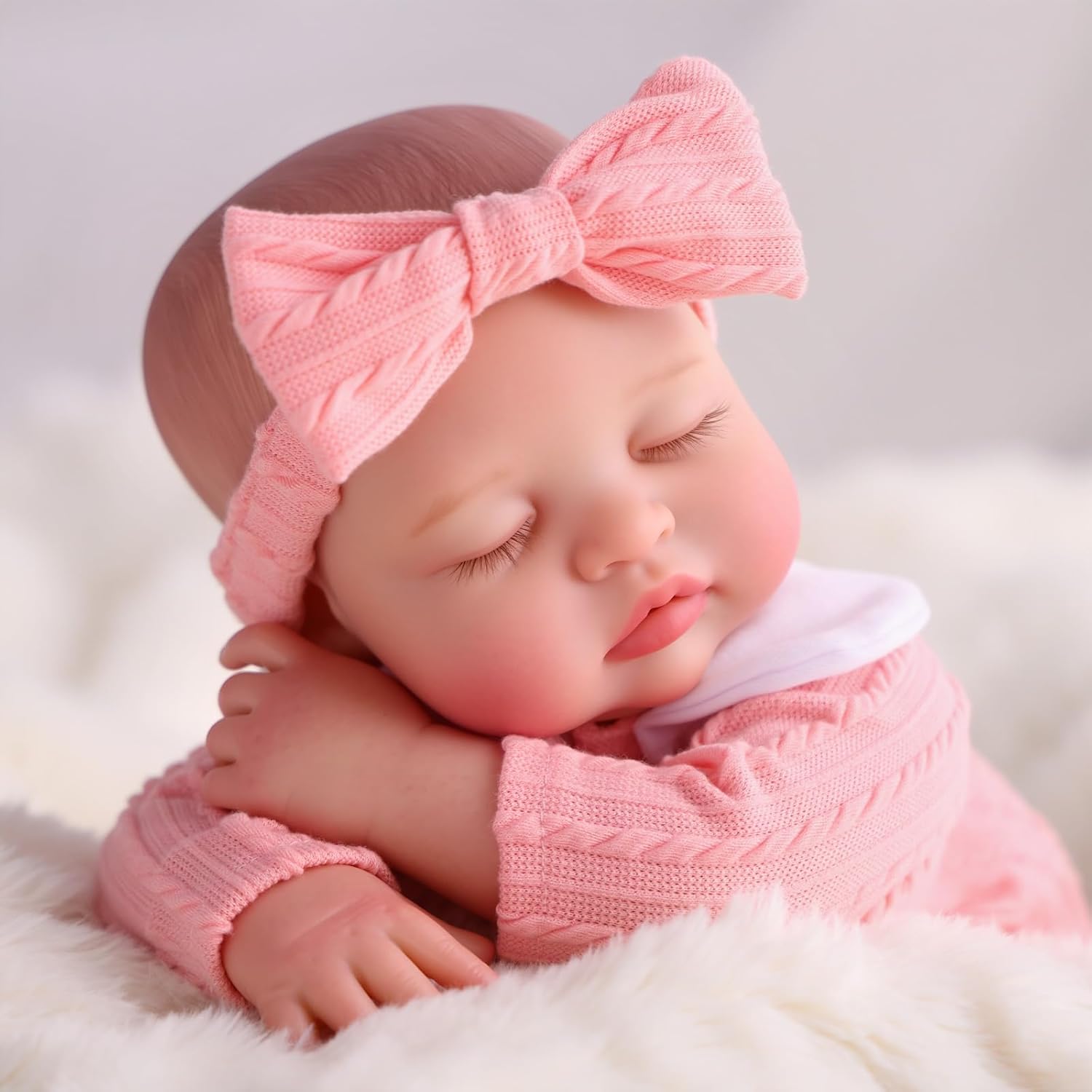 BABESIDE Lifelike Reborn Baby Dolls, 20 Inch Realistic Real Life Baby Dolls Poseable Doll Soft Vinyl Baby Dolls with Clothes and Toy Gift for Kids Age 3+,Pretend Play, Collection