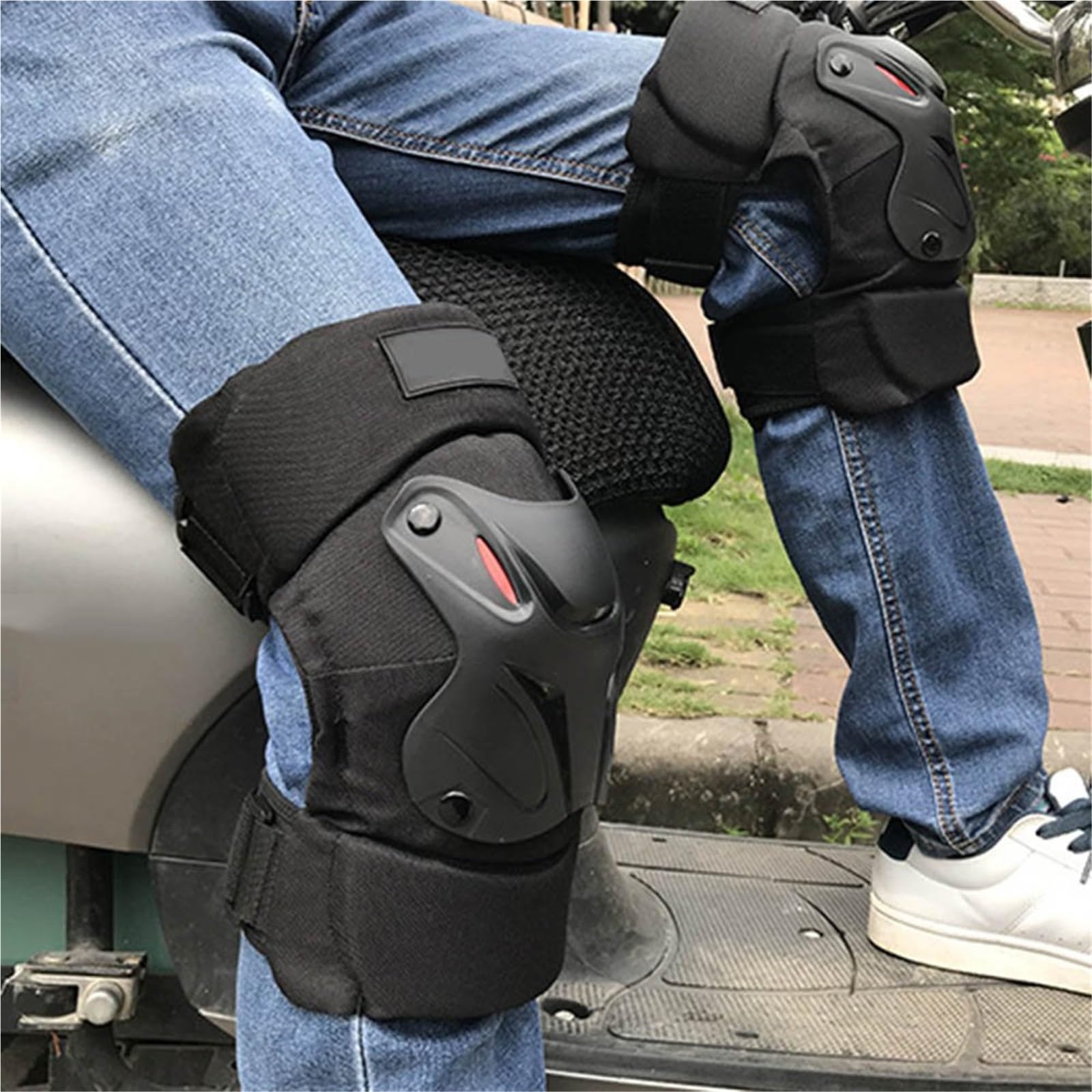 Ginocchiere Per Moto, Protezioni Per Ginocchia Da Motocross, Protezioni Per Sci, Ginocchiere, Tutore Per Ginocchio, Strumento Di Supporto Per Moto
