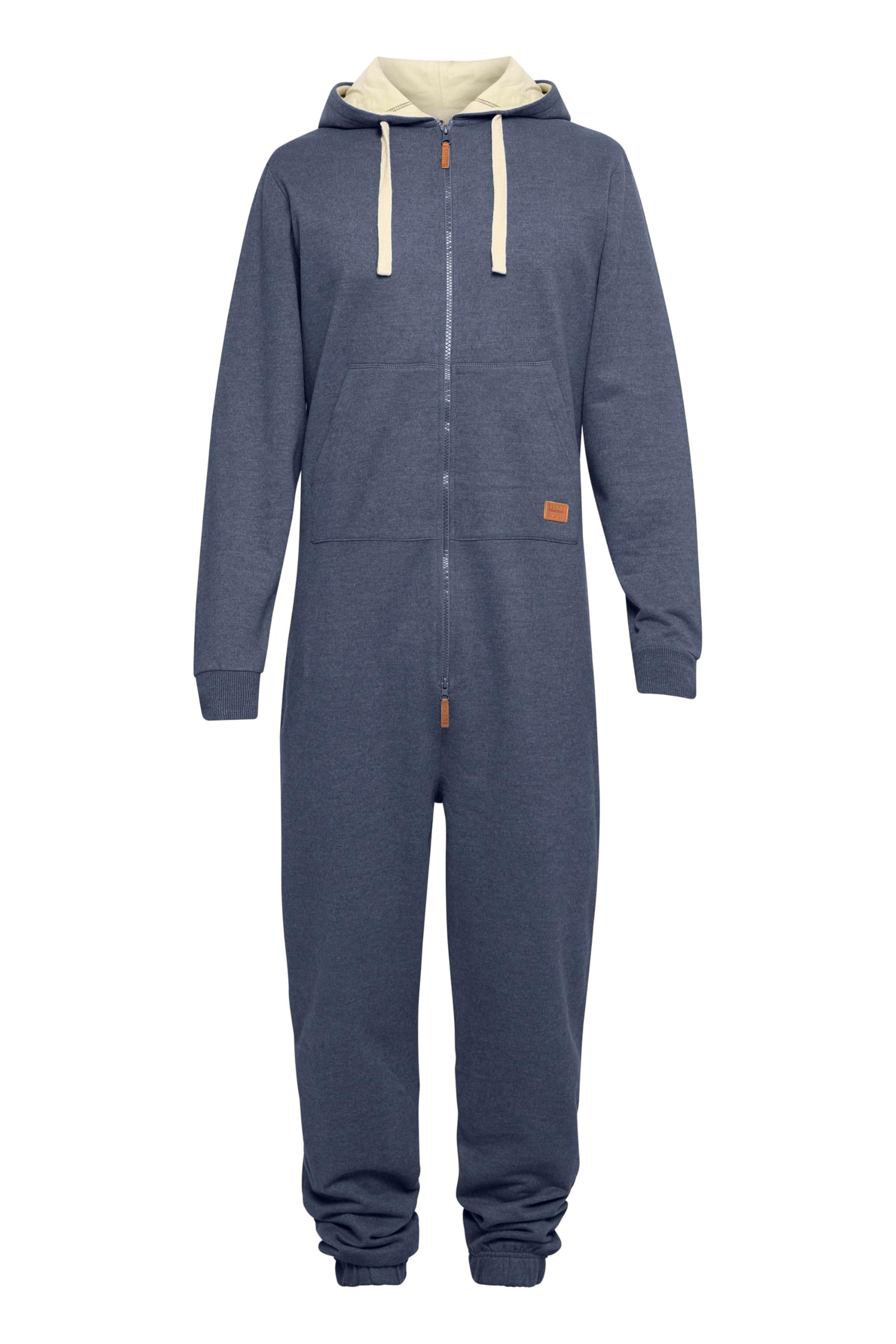 BLEND Salinho Men's Overall Onesie Hooded Jumpsuit, Size:L, Colour:Navy (70230)