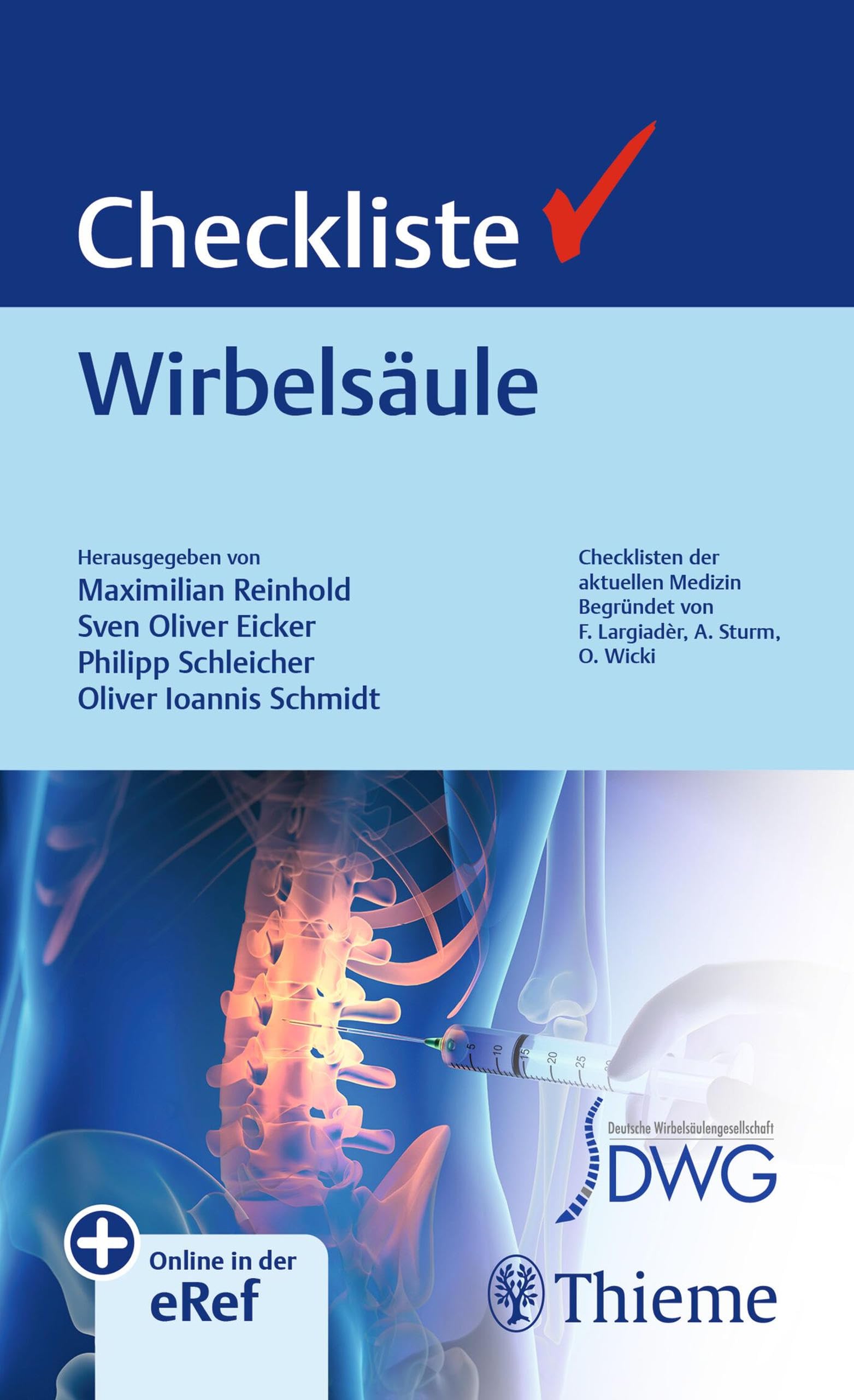 Checkliste Wirbelsäule (Checklisten Medizin)
