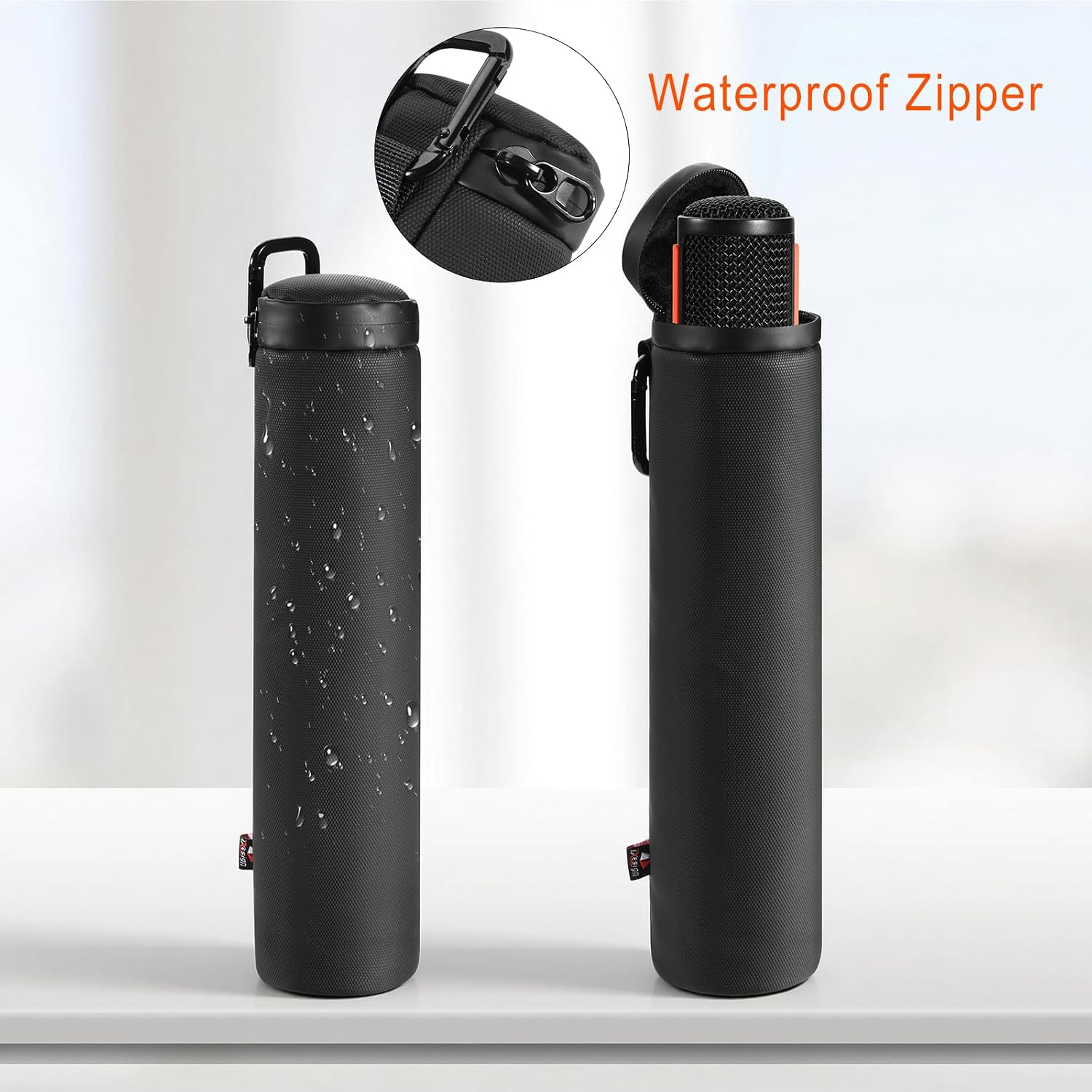 Microphone Case for JBL Partybox Wireless Microphone Mic Dust Cover Storage Pouch Travel Carrying Case Bag Karaoke Vocal Mic Protective Cover image 5