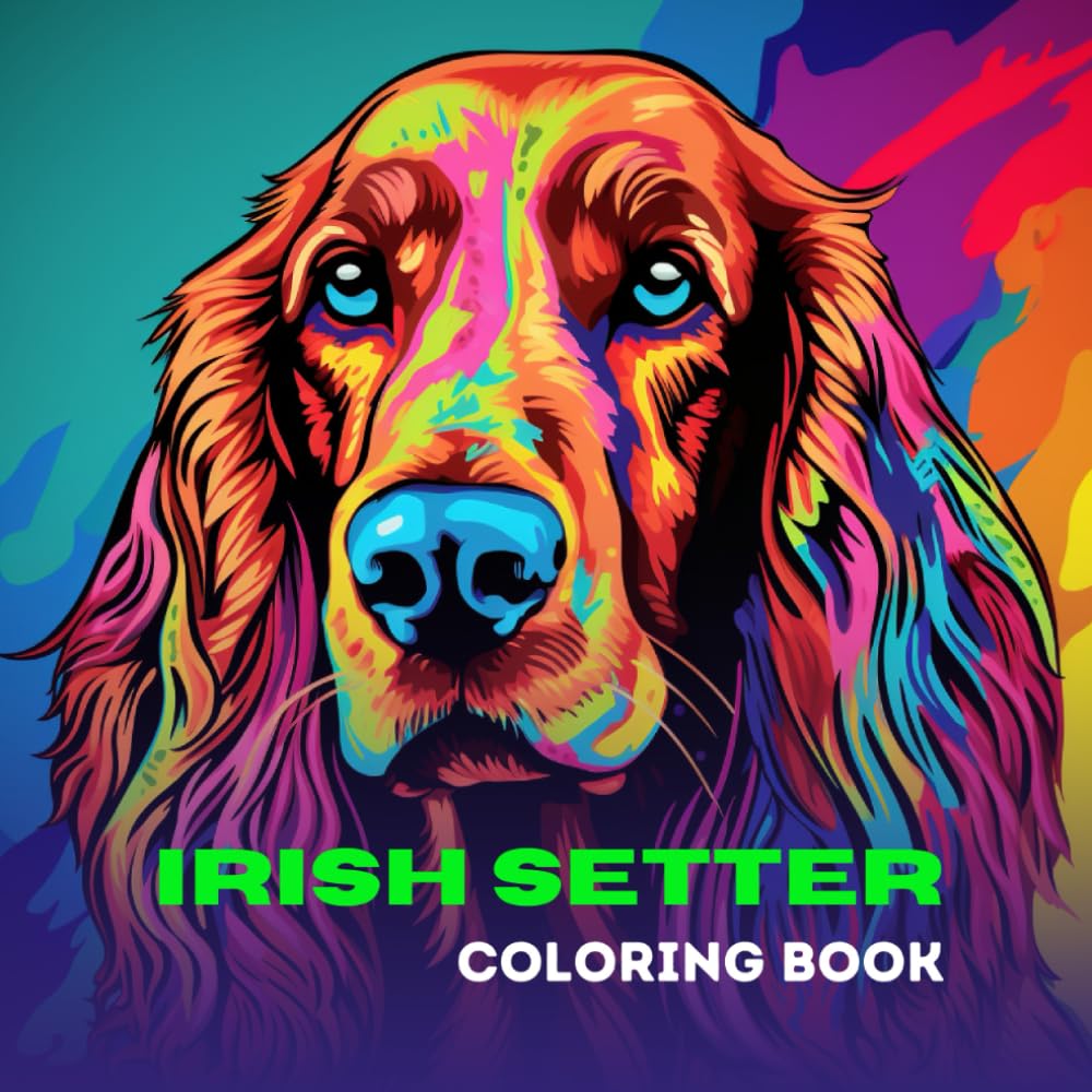 Irish Setter Coloring Book