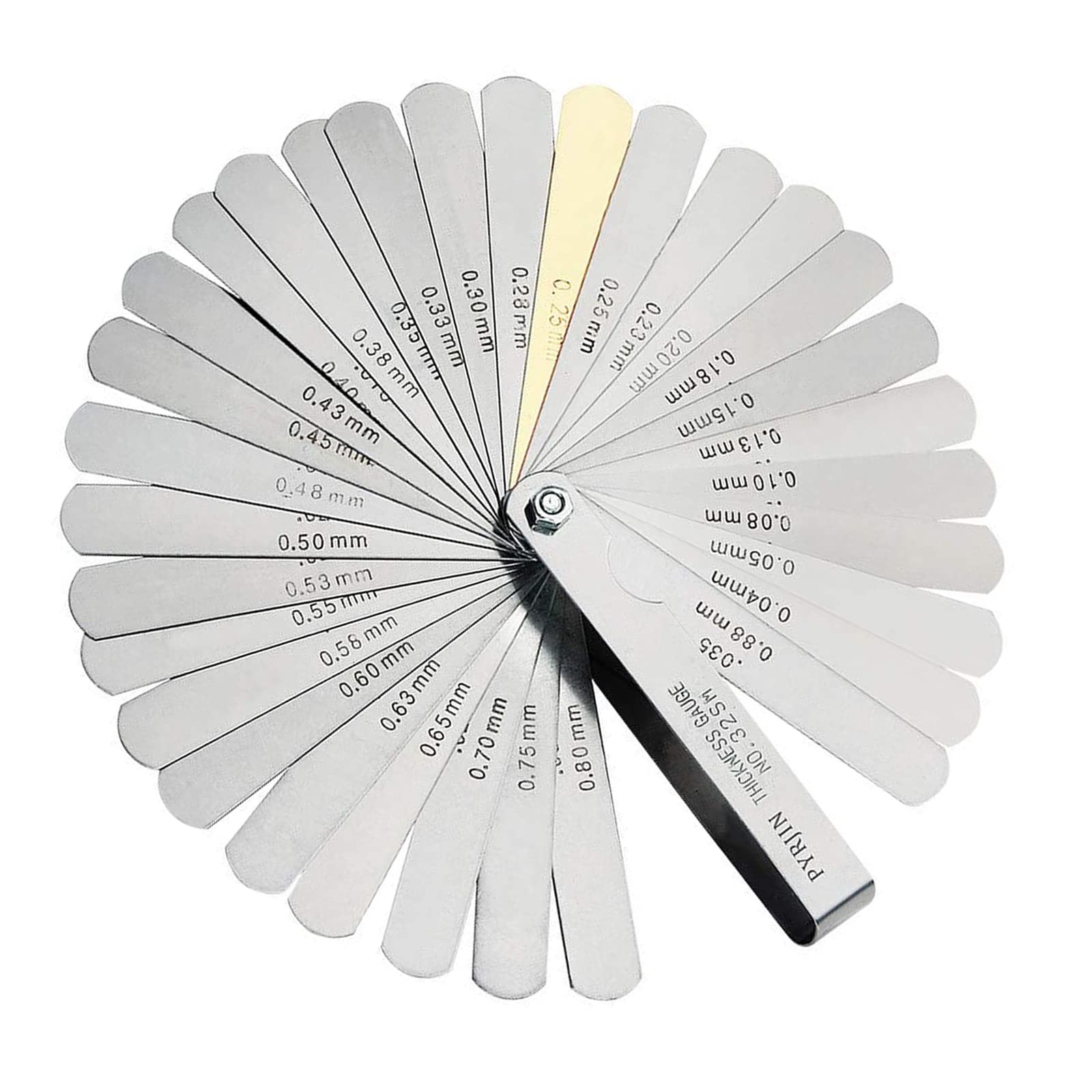 Buy 32 Blades Imperial and Metric Feeler Gauges Feeler Gauge, Blades