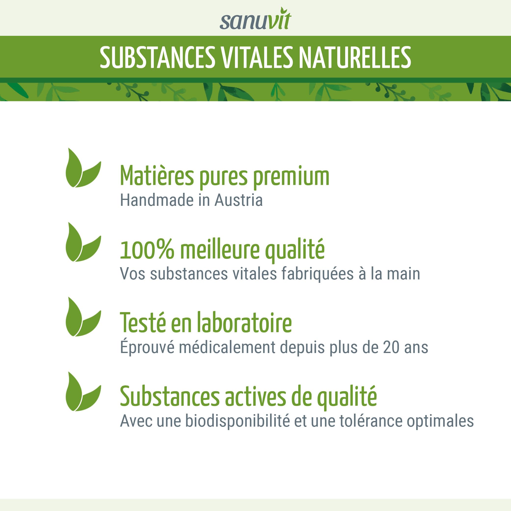 Sanuvit® - Quercétine 500 mg gélules | Dose élevée | Haute biodisponibilité et tolérance | Végétalien | 120 gélules