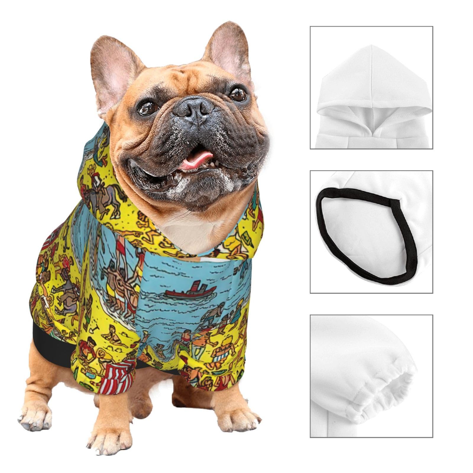Amazon | ウォーリーをさがせ 犬服 ペット服 リオスタジオ 犬 服 （Xs 