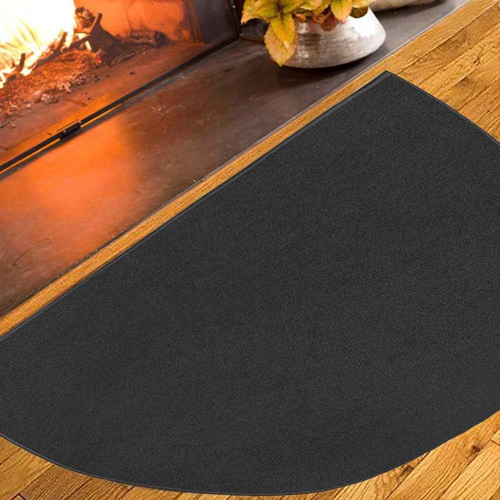 hi!SCI Fireproof Fireplace Mat Hearth Area Rug Fire Retardant Fiberglass Mat