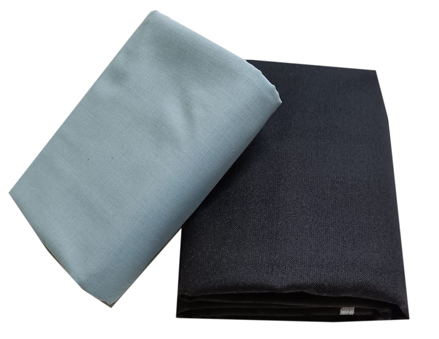 Fabrics Makers Men's Combo of Unstitched Poly Cotton Shirt and Trouser Fabric Set - Gift Pack (Multicolour_Free Size)