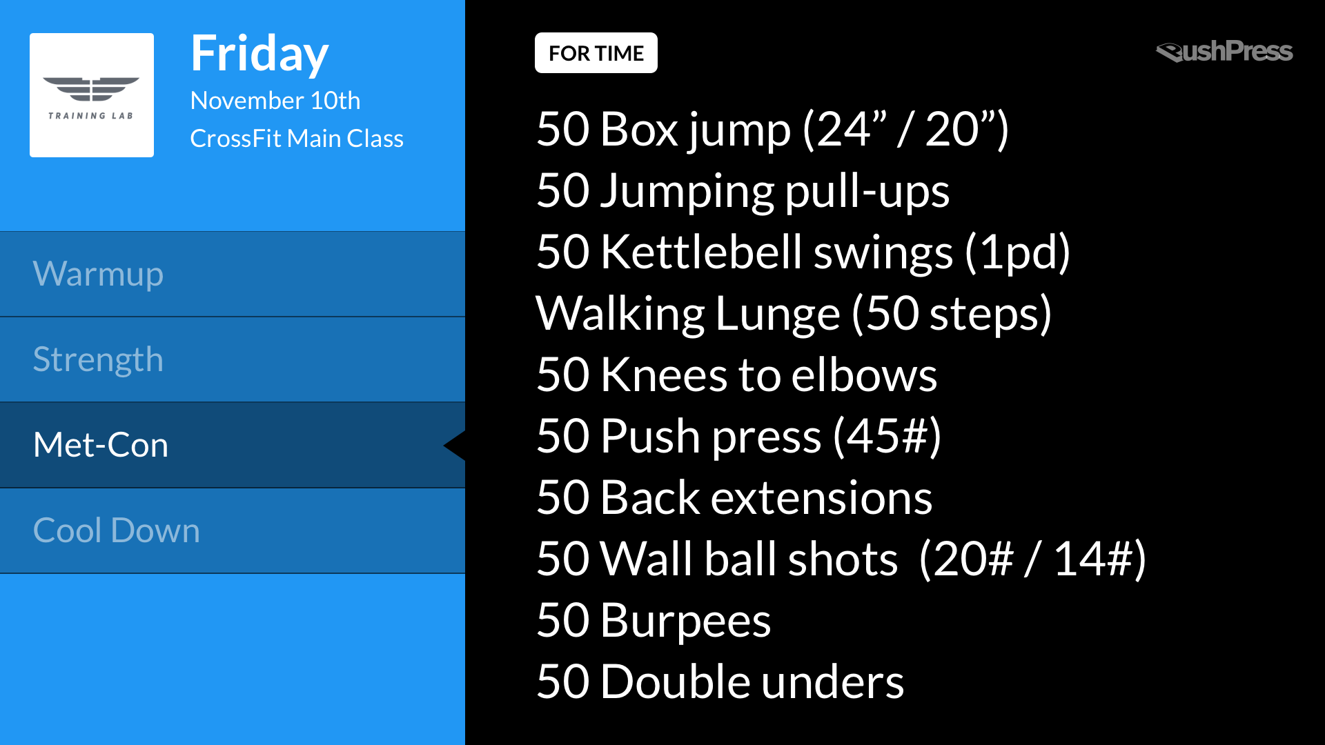 PushPress Screens App on Amazon Appstore