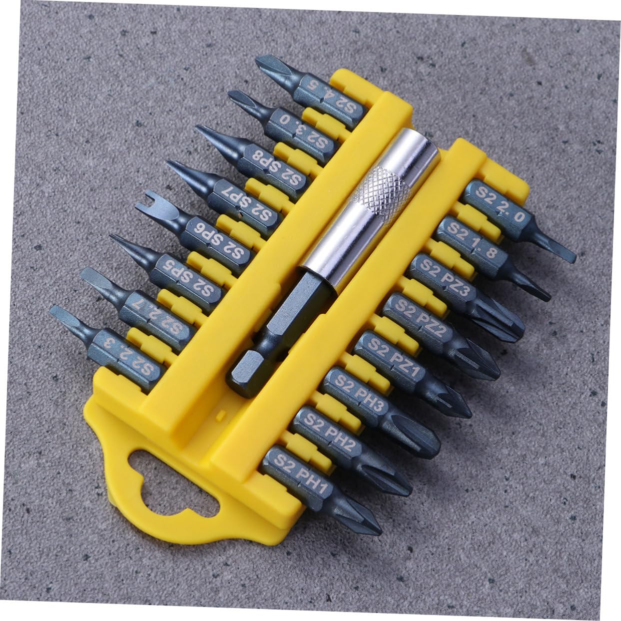 OSALADI 3 Pezzi 17 1 Set Di Cacciaviti Di Precisione 17 in 1 Punte Per Cacciavite Magnetiche in Acciaio S2 Pozis Tipo Triangolo Porta Punte Compatto