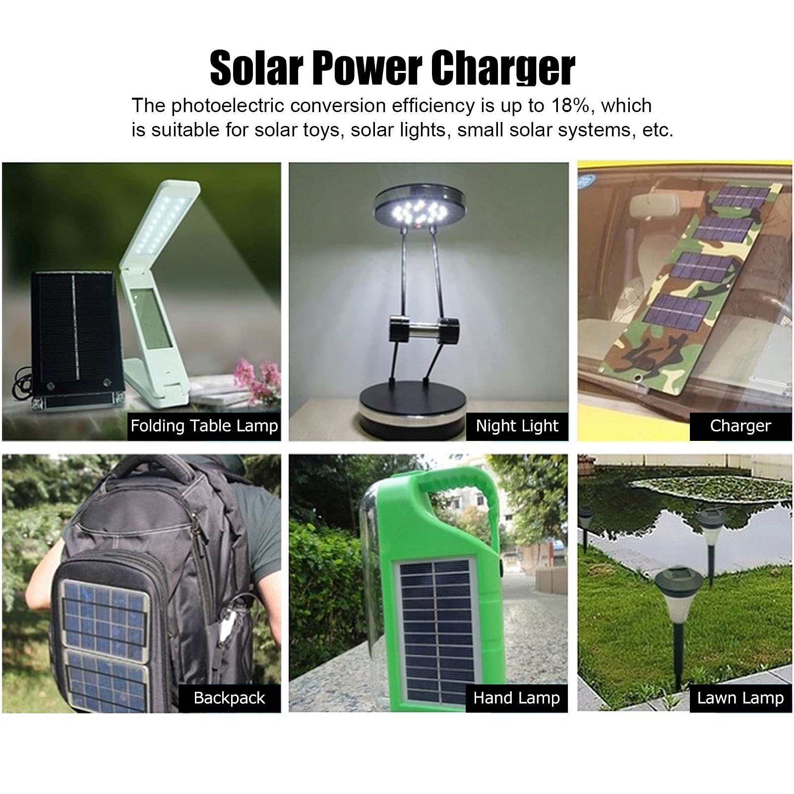 Pannello Solare Da 1.5W 6V In Policristallino – 113x72mm, Impermeabile, Per Progetti Fai-da-te E Piccole Ricariche