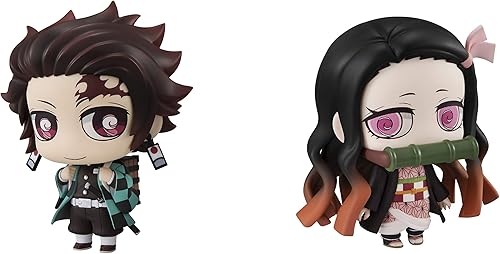 Chimi Mega Buddy Series! Kimetsu no Yaiba Tanjirou Kamado & Nezuko Nakayoshi Kyoudai Set