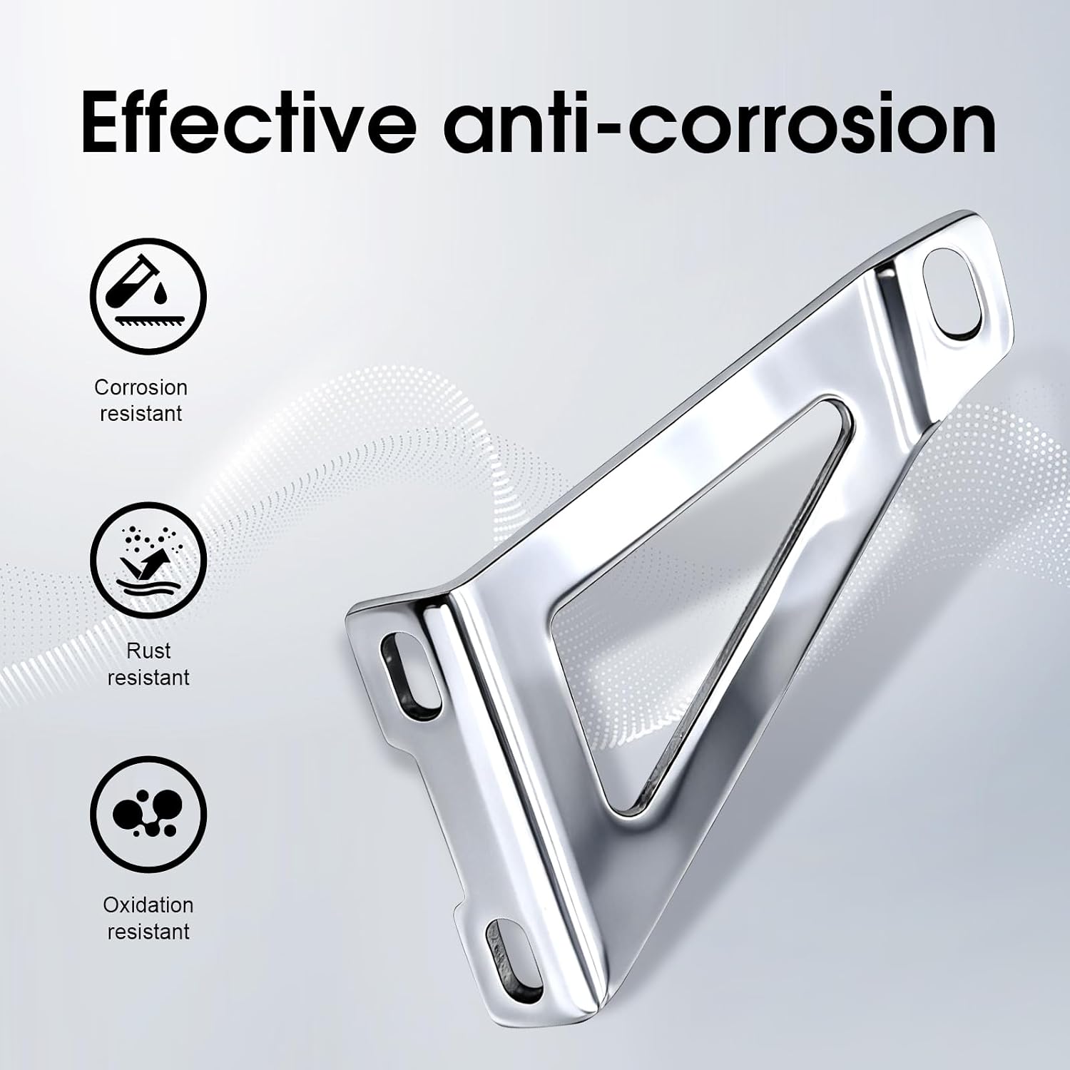 Motorcycle Exhaust Hanger Brackets Compatible with Suzuki GSXR 600 750 1000 YZF R1 Chrome