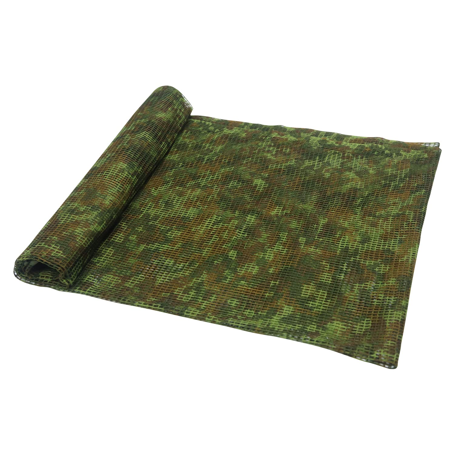 Sniper Veil Scarf Military Body Camo Mesh Net Tactical Shemagh, Double-Sided Camouflage Pattern Scarf for Hunting Wargame Shooting