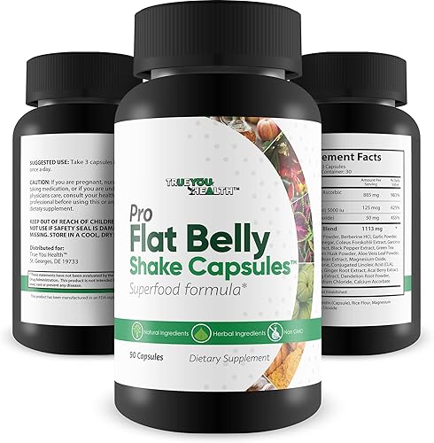 Miniatura 4 de Pro Flat Belly Shake Cápsulas - Limpieza intestinal para ayudar a reducir la hinchazón - Limpieza corporal y limpieza digestiva - Apoya la salud