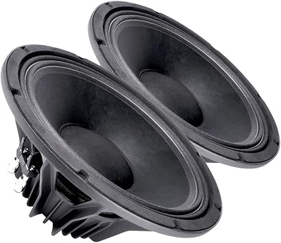 Pair Faital PRO 12PR300 12" Woofer Midrange Speaker 16 ohms 600W 99dB 2.5" VC