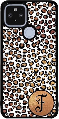 Miniatura 9 de White Gold Foil Leopard Skin Personalized Black Rubber Phone Case Compatible With Google Pixel 10, 10 Pro, 10 Pro XL, 9a, 9 Pro, Pixel 9, Pixel 9