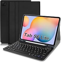 Zabatoco Samsung Galaxy Tab S6 Lite 10.4" Billentyűzetes Tok QWERTZ Mágneses Bluetooth 1