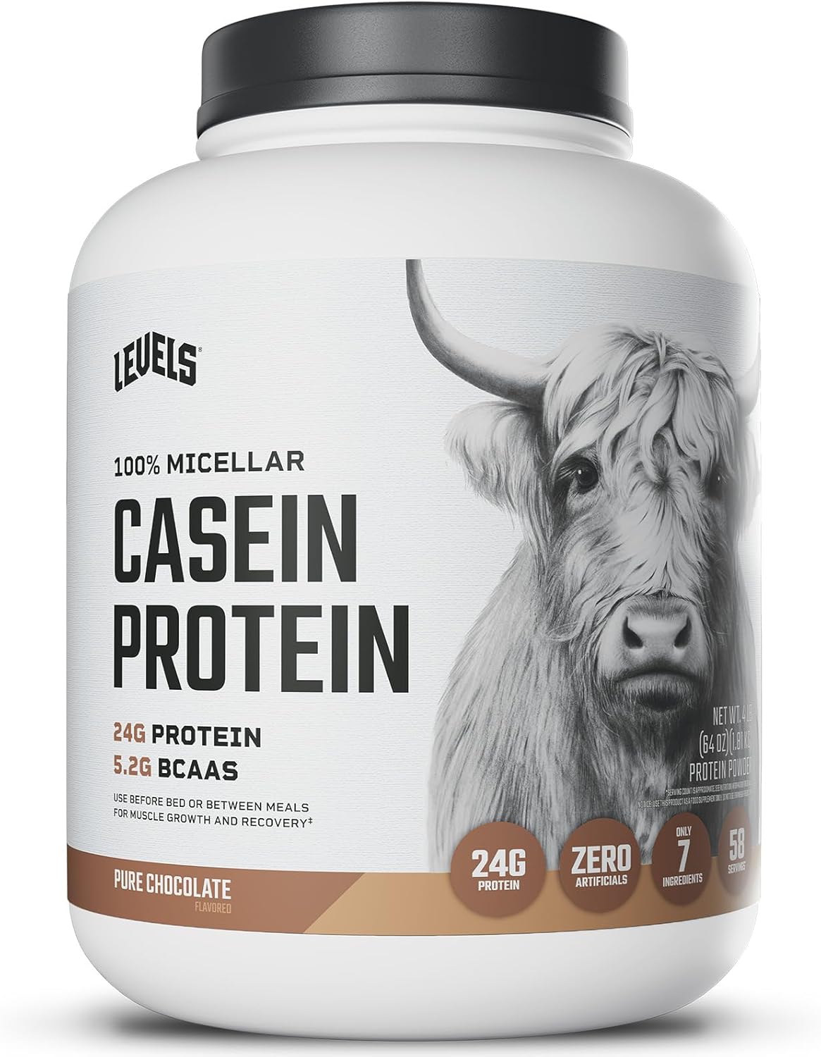 Levels 100% Micellar Casein Protein, Hormone...