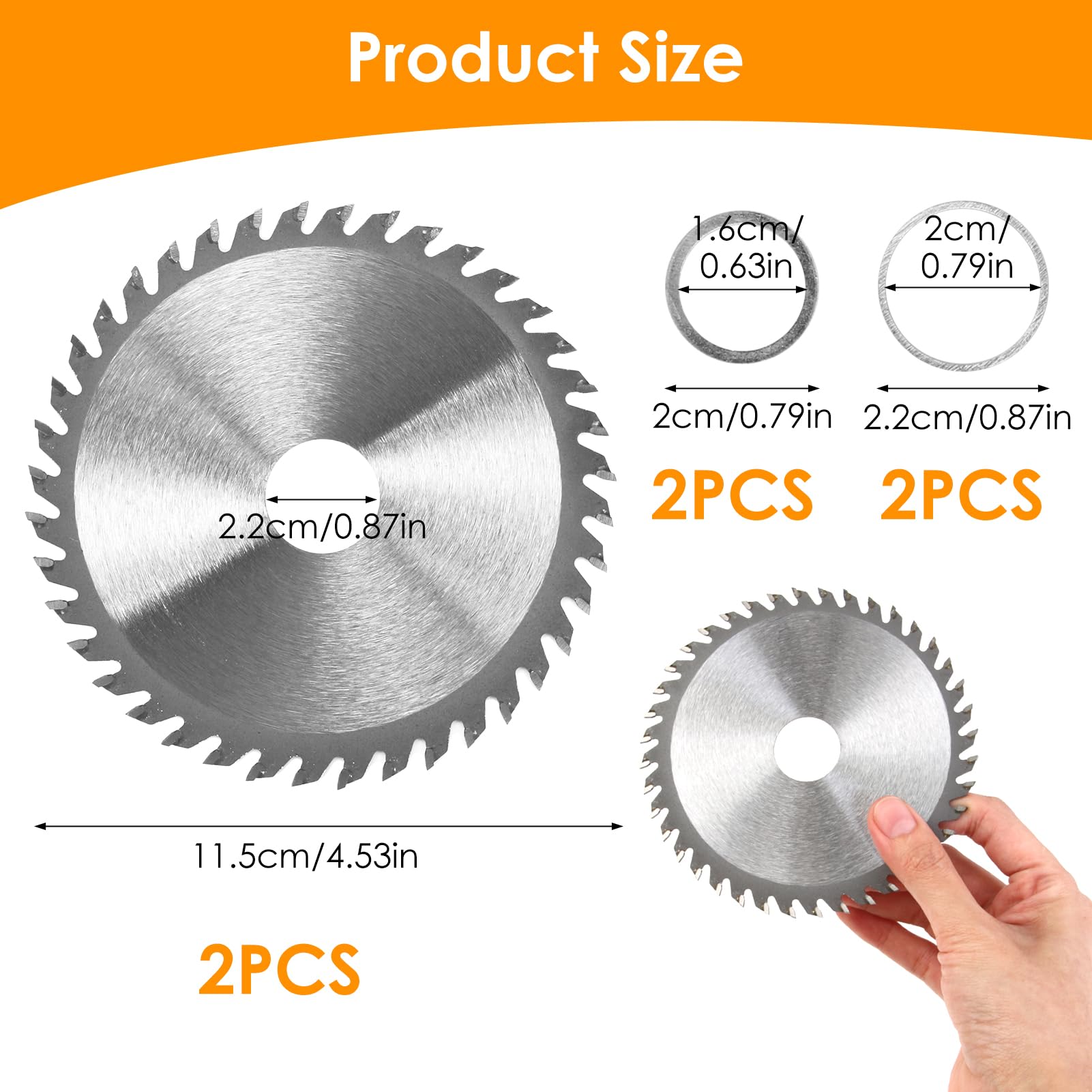 4.5" Angle Grinder Circular Saw Blade - Image 2