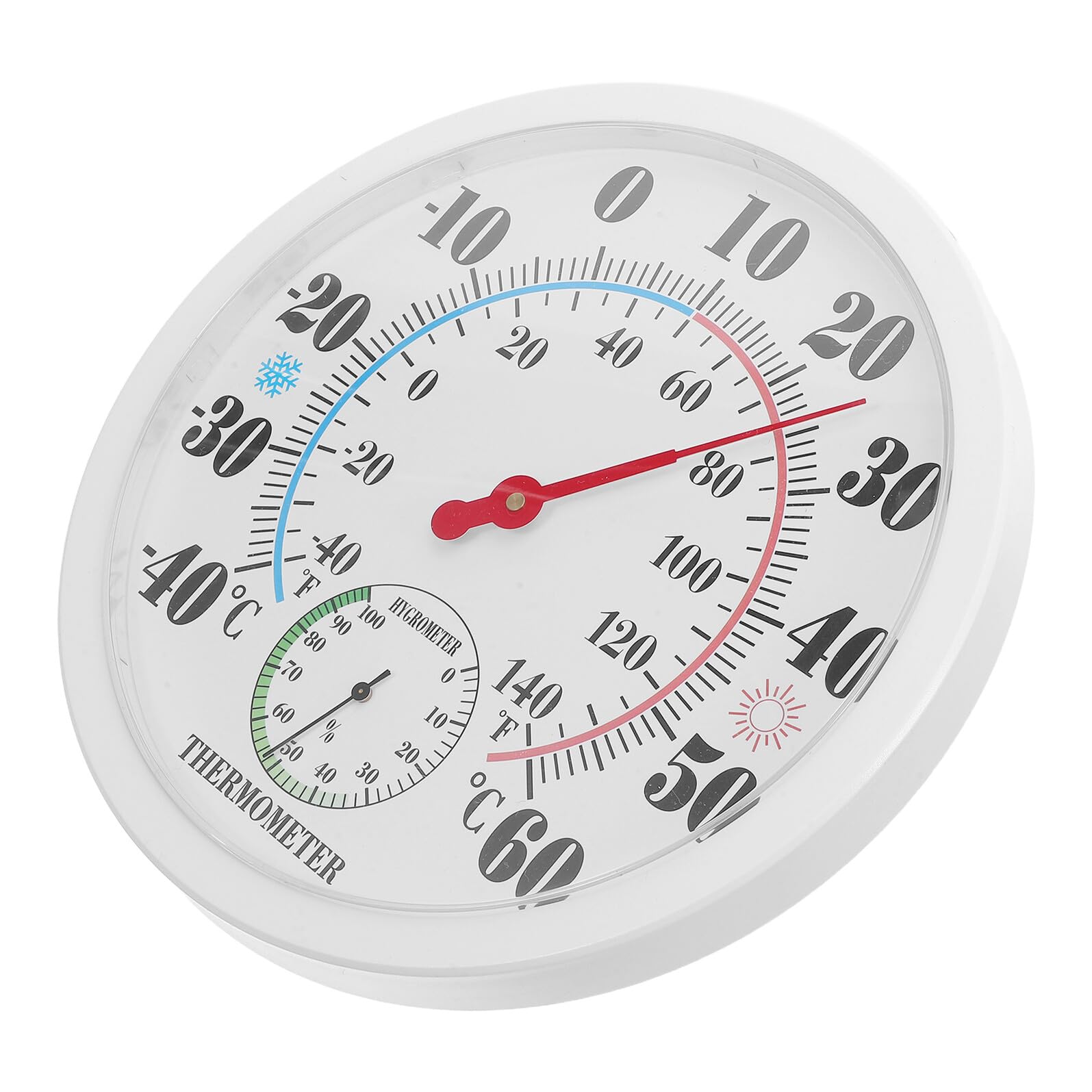 Milisten Termometro Igrometro Digitale da Parete per Temperatura e Umidità Interna, Misuratore Preciso per Sauna Installazione Sicura, Indicatore Rapido per Controllo Interno e Benessere