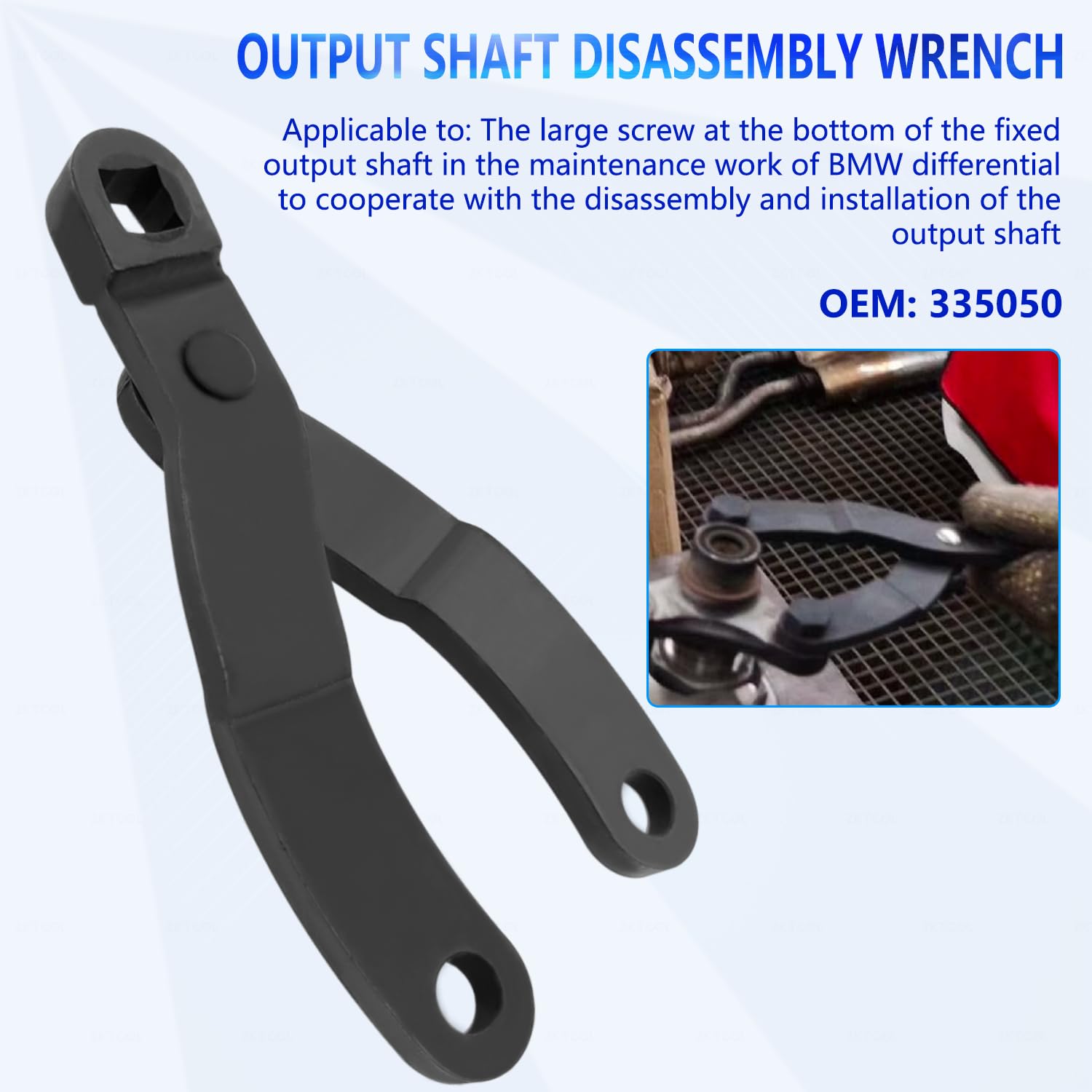ZKTOOL Kit de herramientas para instalar y quitar diferenciales del eje de transmisión trasero, Compatible con BMW E70 E90 E91 E92 X3 X5 X6 RWD 4WD, Reemplaza 335040 335050 335060 335080 230020, con