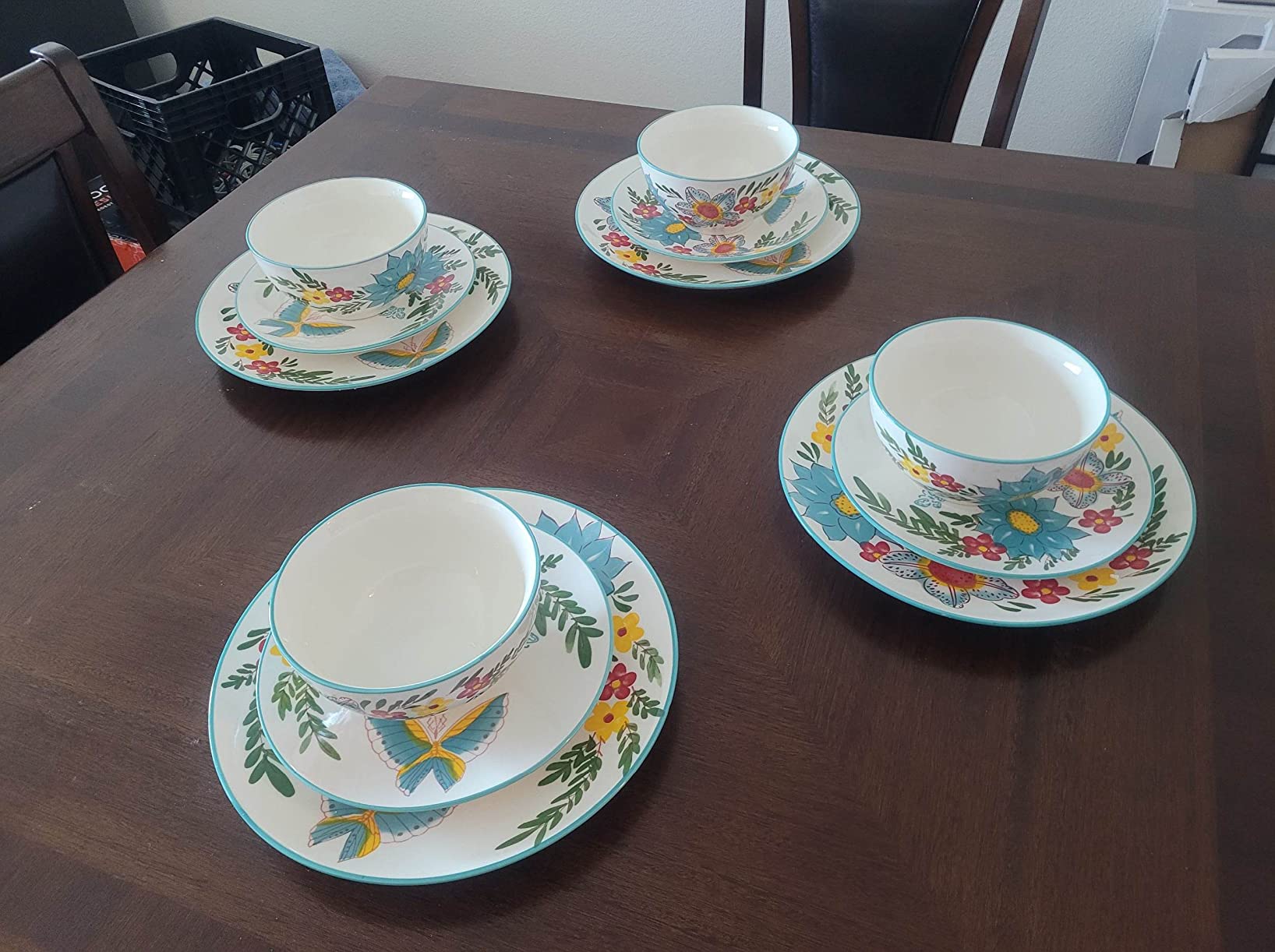 8/mo Finance KINGSBULL HOME Dinnerware Sets Plates and Bowls Sets