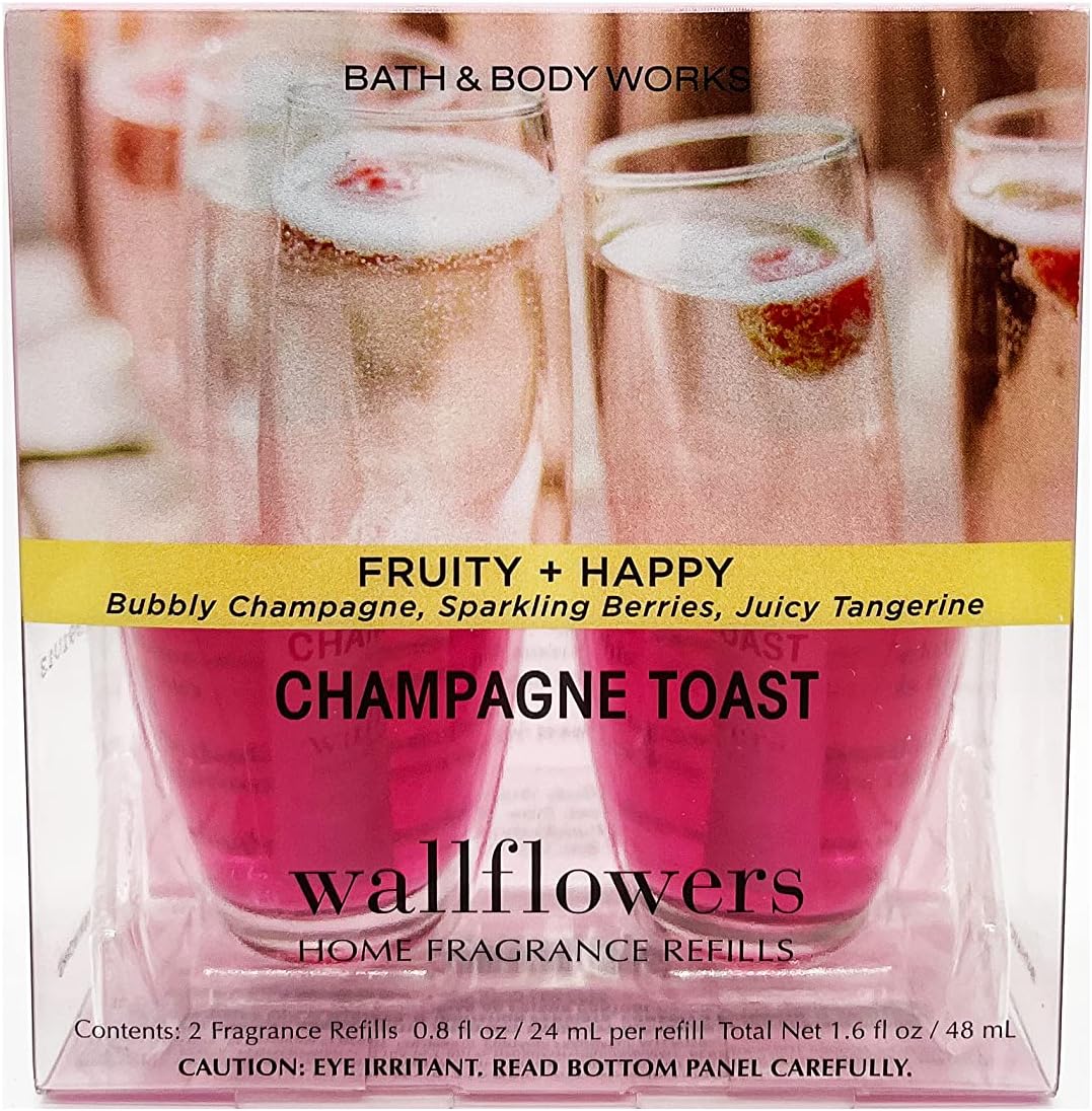 Bath and Body Works Champagne Toast Wallflower refill 2 Bulbs