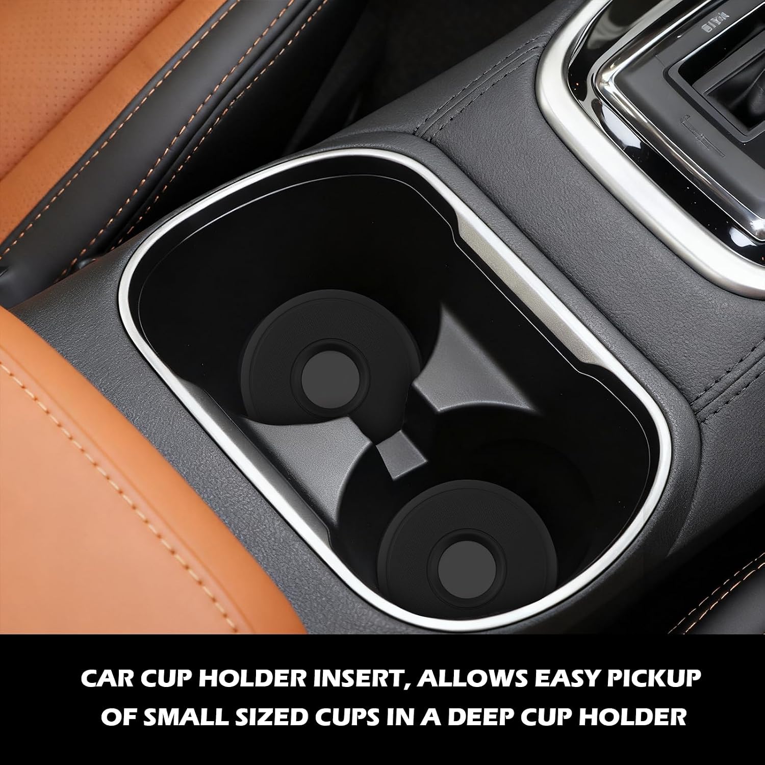 2PCS Car Cup Holder Insert Mat OEM 92076AN00A,Soft Center Console Cup Holder Inserts for Car Compatible with Subaru,Anti-Slip Cars Cupholder Insert Height 0.92"/Diameter 3.06"