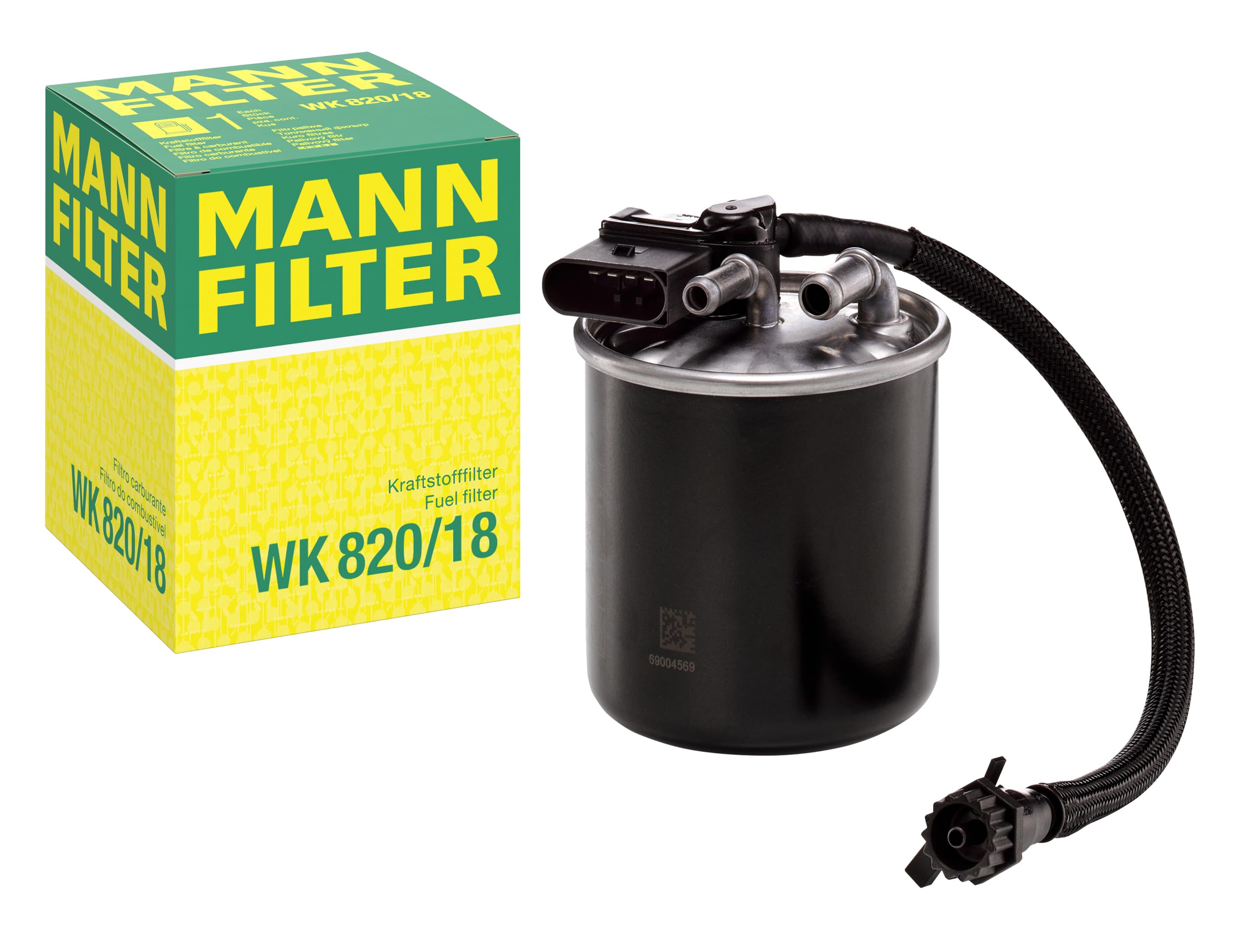 MANN-FILTER WK 820/18 Filtr paliwa - do Samochody osobowe + dostawcze