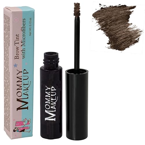 Miniatura 10 de Tinte de cejas con microfibras en morena fresca (marrón claro frío) maquillaje de cejas de aspecto natural, cubre las canas, resistente al agua, sin