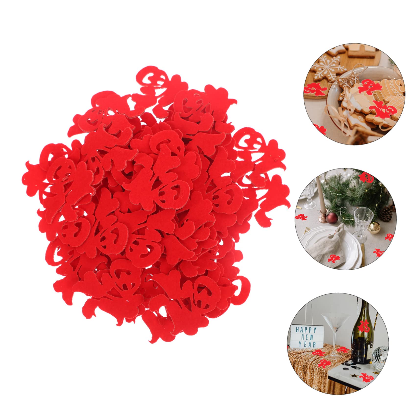 ABOOFAN 5sets Hochzeit Tisch Konfetti Streu Dekorationen Stil Chinesische Dekorationen Für Party 100 Stücke * 5