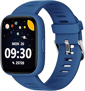 BIGGERFIVE Activity Bracelet Children Girls 5-16, 1.8″ Smart Watch Pedometer, Heart Rate, IP68 Waterproof, Sleep Monitor, …