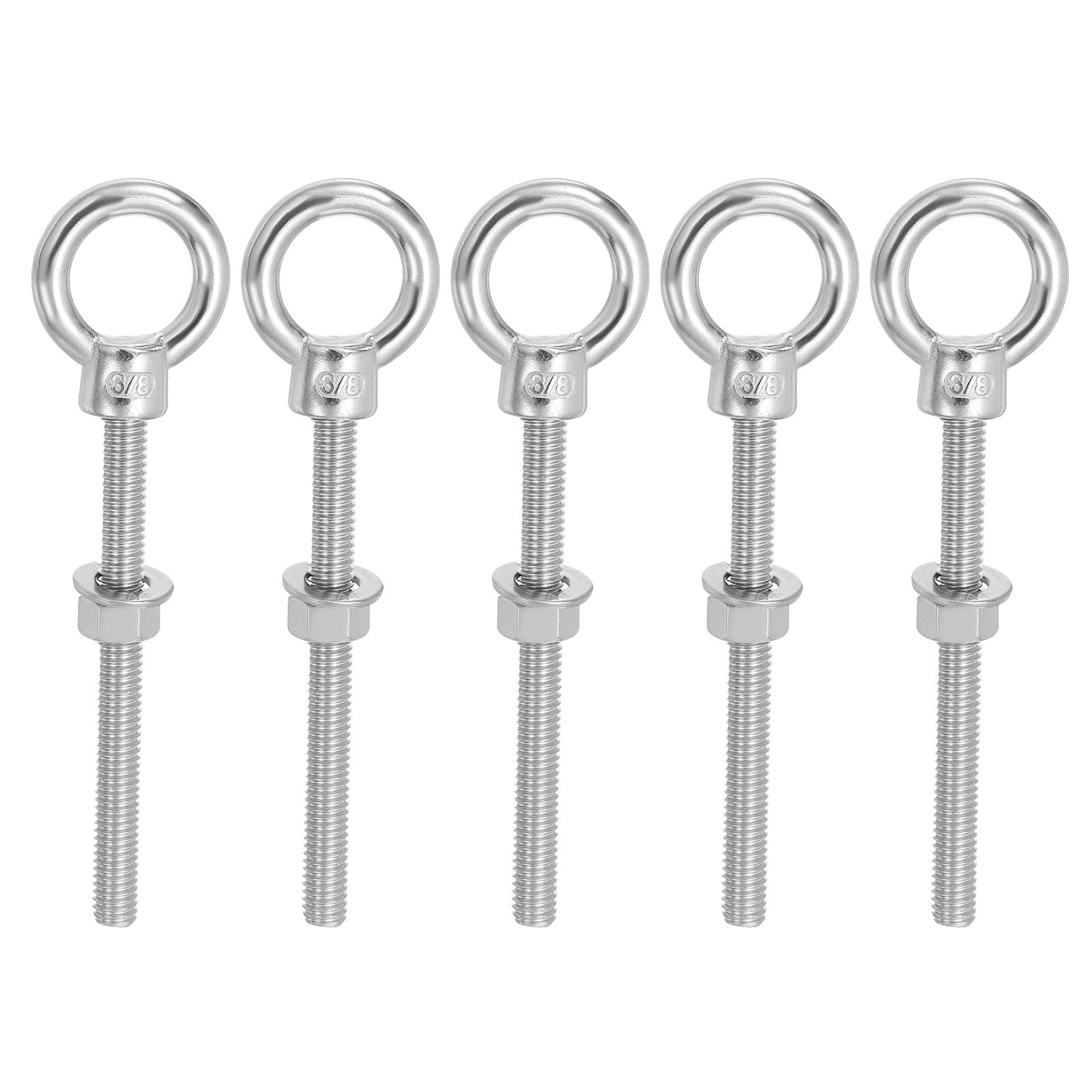 PATIKIL Lifting Eye Bolts UNC3/8"-16