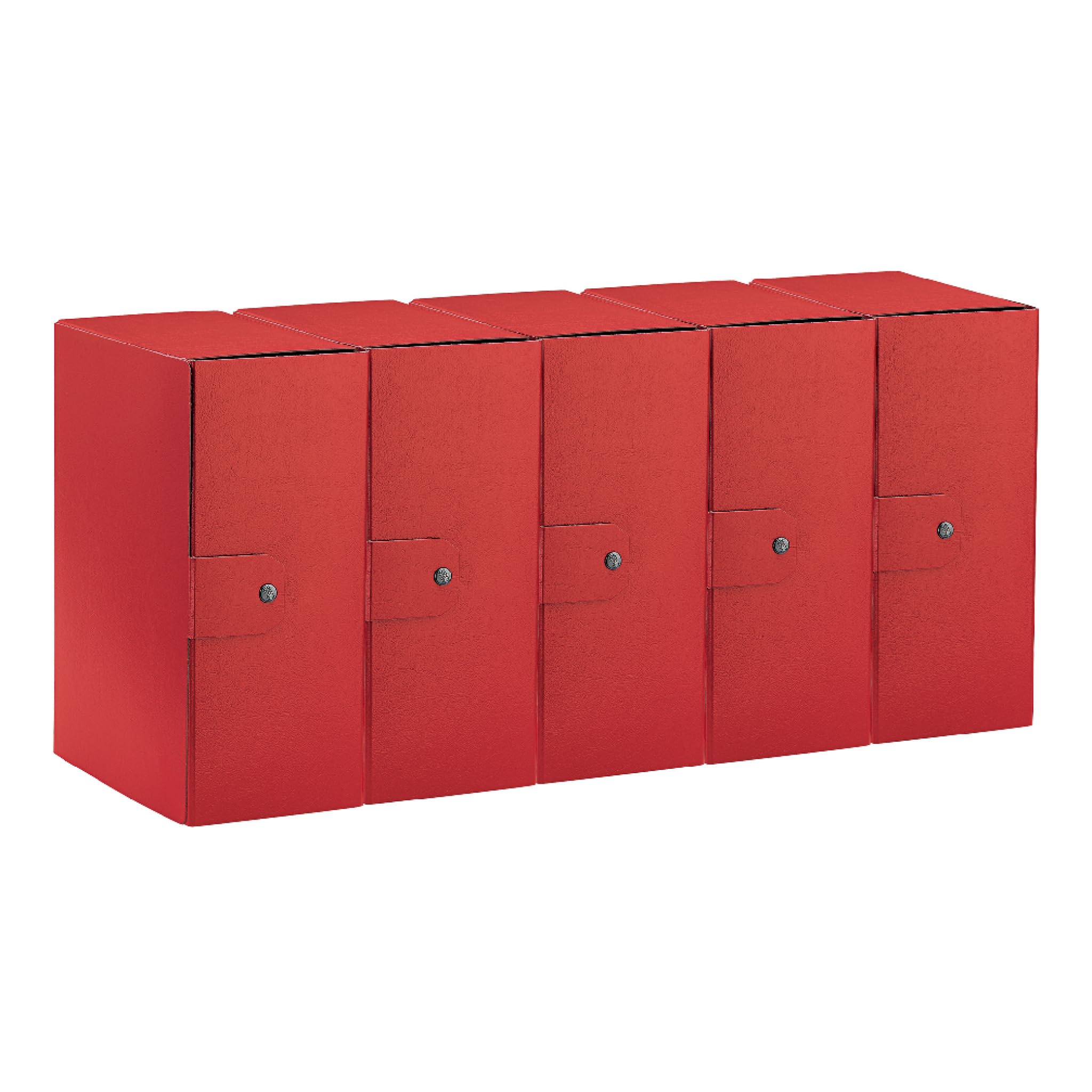 Esselte C35 EUROBOX 390335160 Project File Folder with Button Closure 25 x 35 cm Spine 15 cm Red Pack of 5