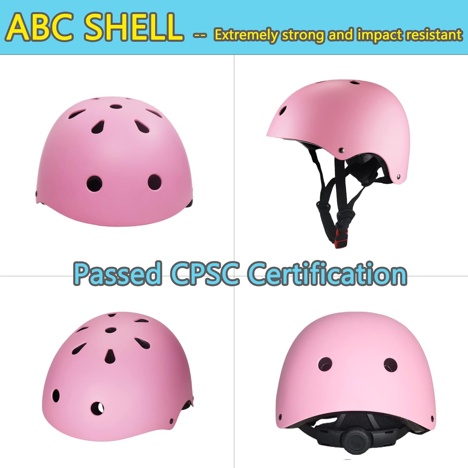 Kids Bike Helmet - Adjustable Toddler Helmets for Ages 2-8/8-14 Years Boys Girls, Multi-Sport Kids Helmet for Bicycles Skateboarding Scooter Balance Bike…