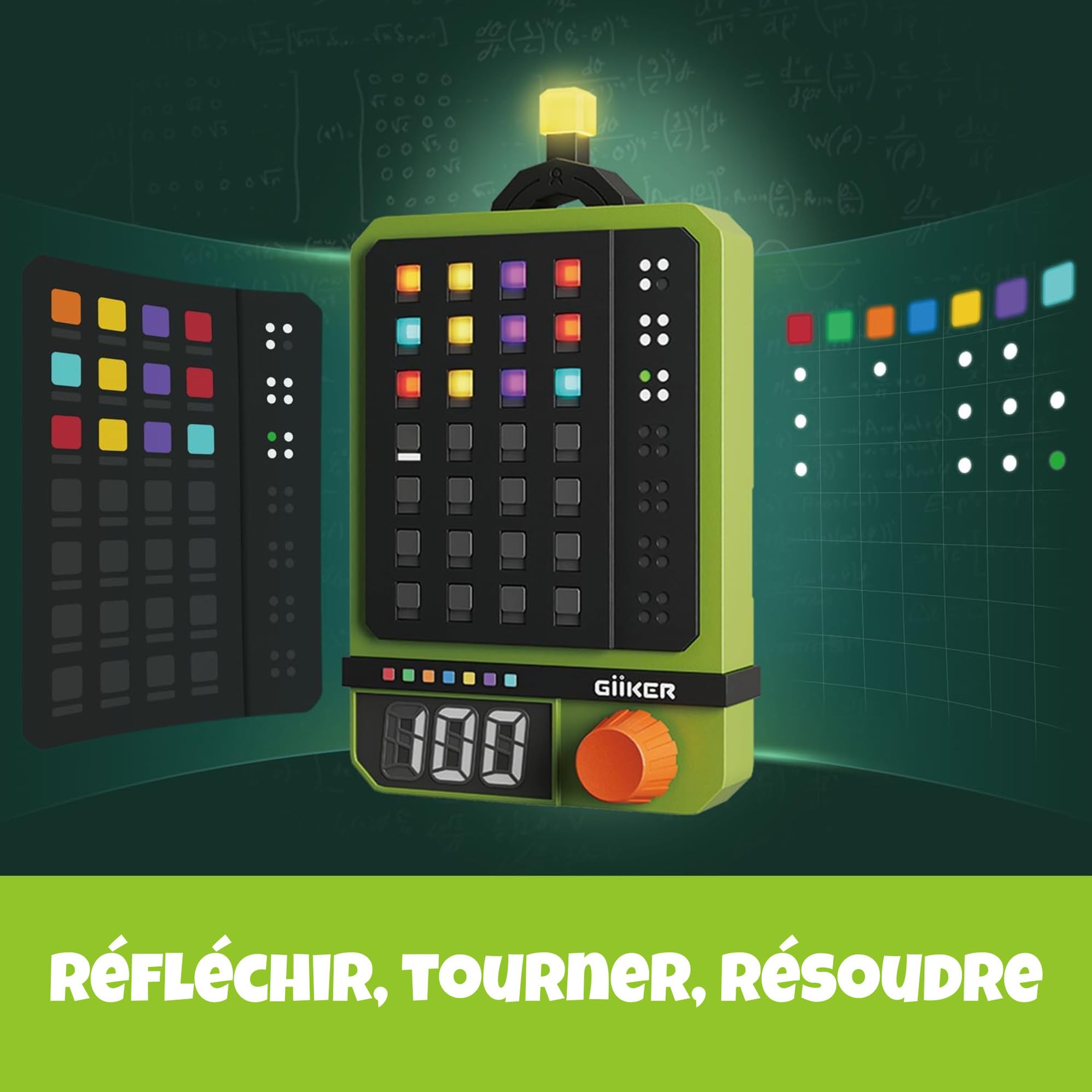 GIIKER Super Decoder - Jeu Électronique de Casse-Code | 600 Niveaux | Casse-tête Numérique à 4 Chiffres | Mode Solo & Duo | Jeu de Réflexion Portable pour Enfants & Adultes