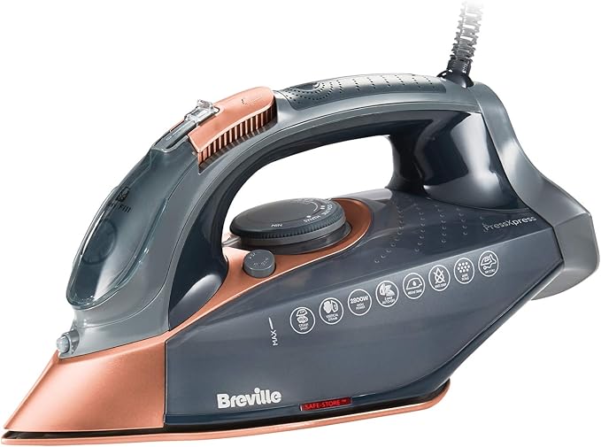 Breville PressXpress Steam Iron 2800 W 180G Steam Shot Multi