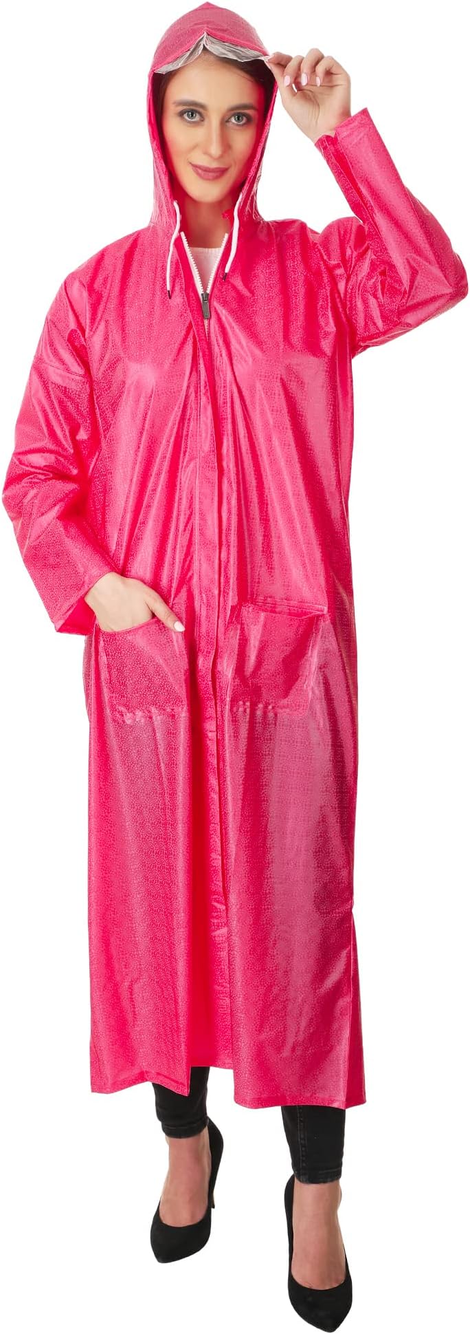 REXBURG Next Zen 2020 Series Stylish Women's Rain Coat Absolute Comfortable and Made with 100% Water Proof Material.