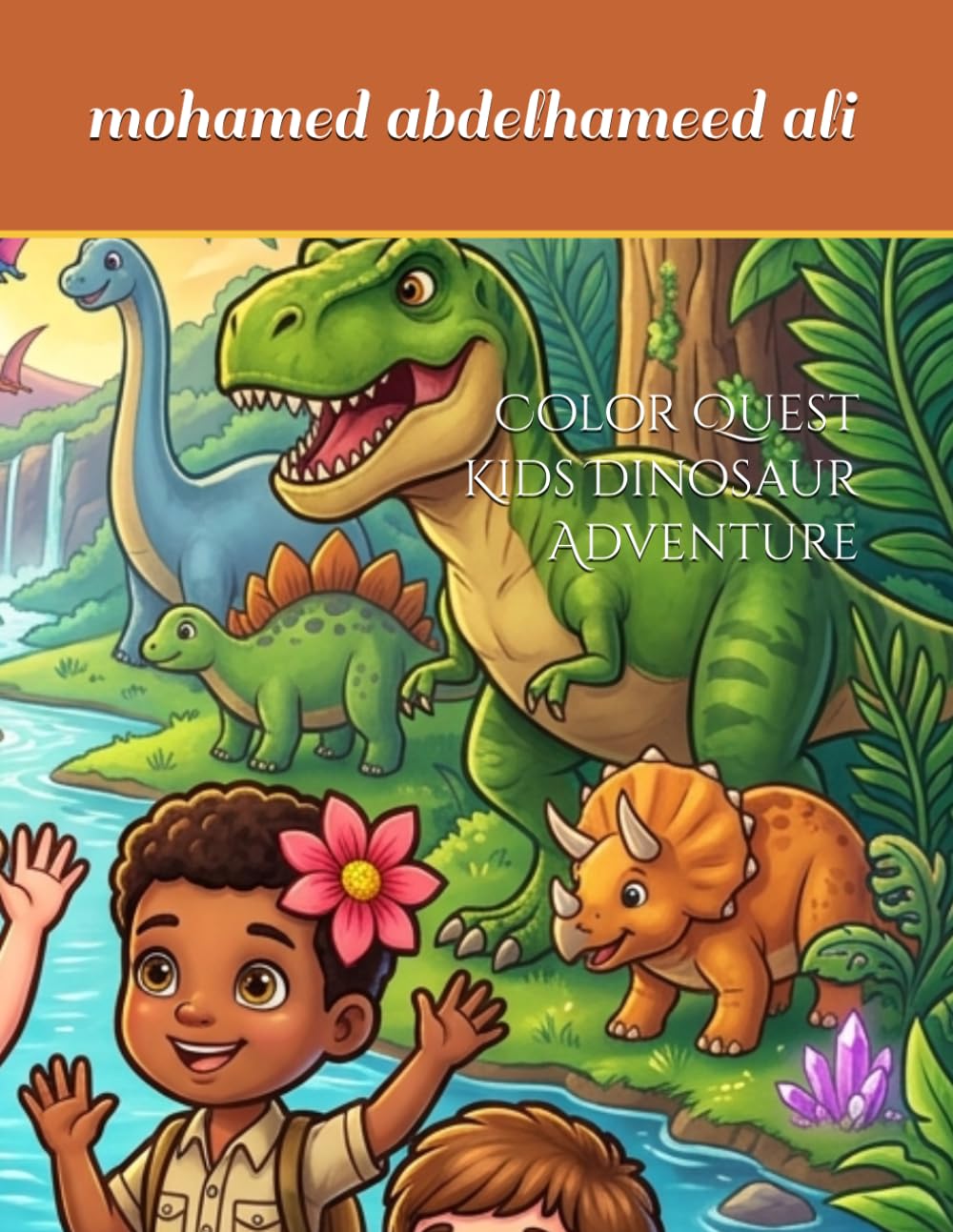 Color Quest Kids Dinosaur Adventure: coloring book