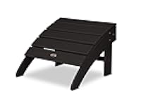 POLYWOOD® Palm Coast Ottoman, Black