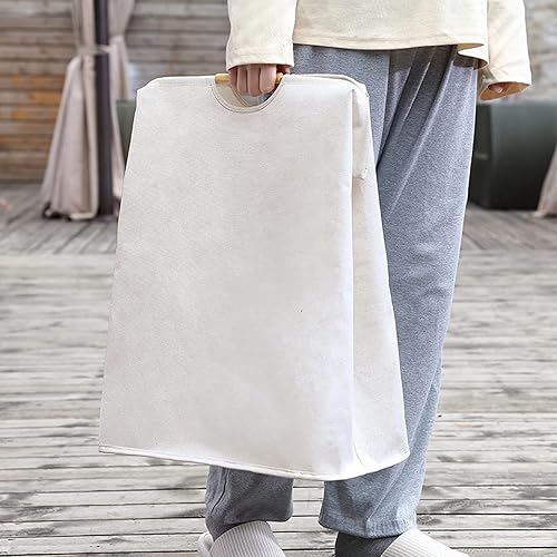 Miniatura 6 de TREETDOBV Cesta de lavandería grande, cesta plegable con asas largas, impermeable, independiente, para dormitorio, baño doméstico, dormitorio,