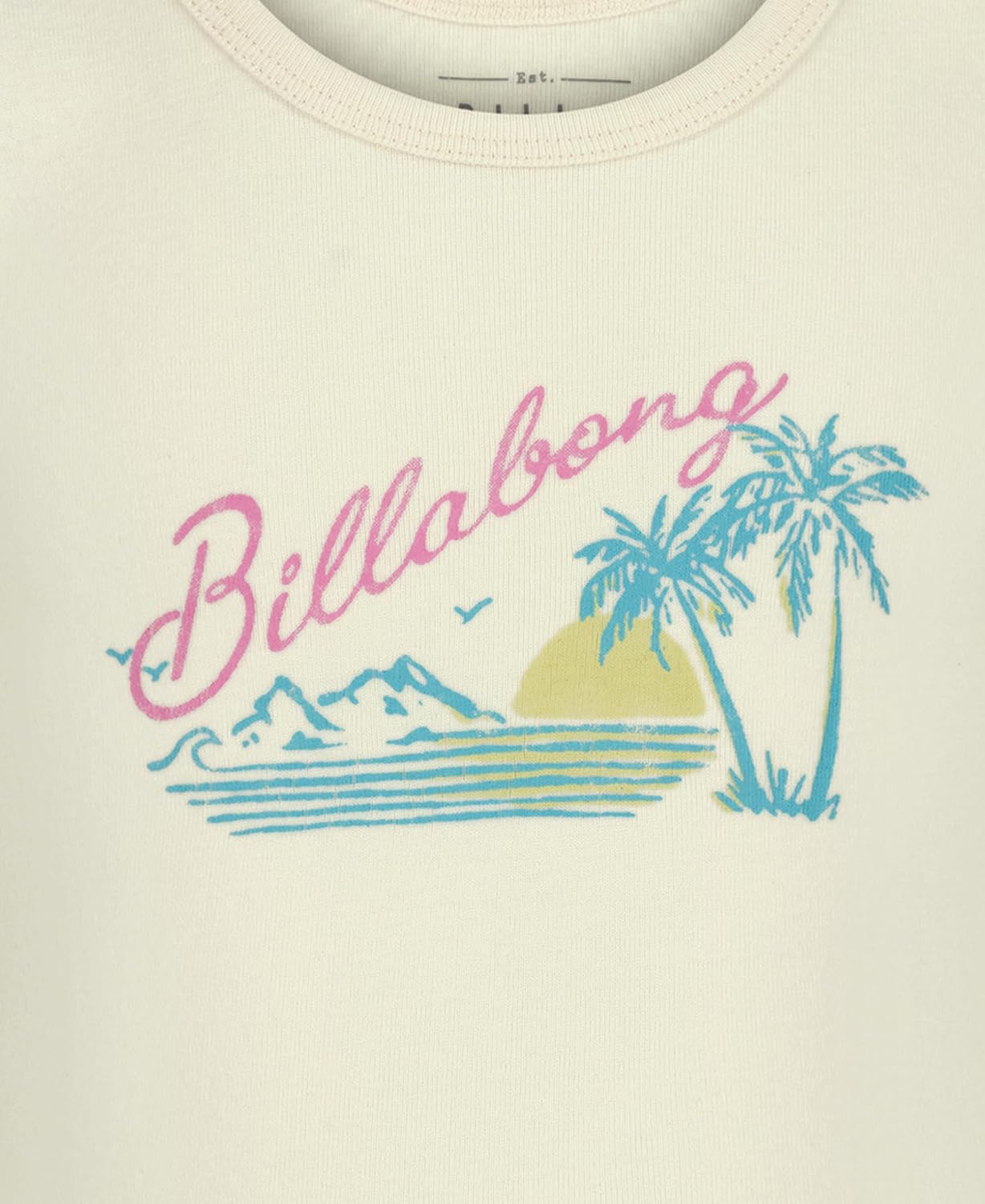 Billabong Girls' Scoop Neck Sleeveless Graphic Tank Top, Soft Cotton, Casual & Comfortable Fit
