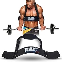 Vista 1 de RAD Arm Blaster para bíceps y tríceps – Construye brazos potentes con el aislador de soporte de rizo de bíceps – Máquina de flexión de bíceps