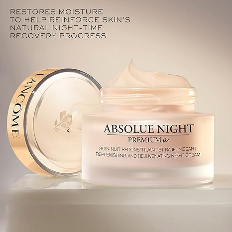 Lancome Absolue Premium Bx Night Cream - Nourishing Night Face Moisturizer - Plumps & Firms Skin - 2.5 Fl Oz